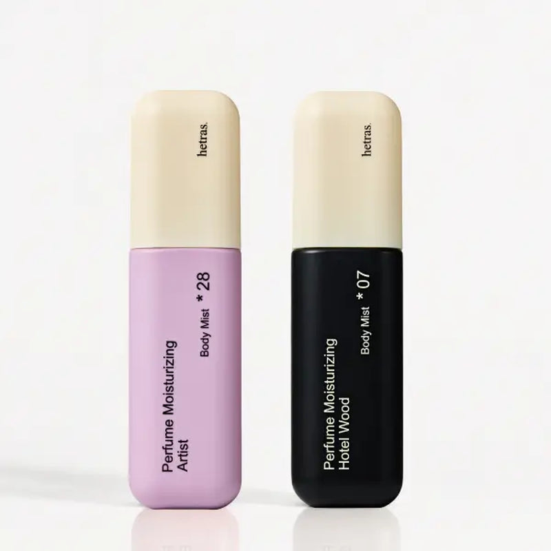 [Hetras] Perfume Body Mist | Moisturizing Niacinamide Body Spray | Body Glow, Smooth Skin | for Texture & Uneven Skin Tone | Instantly Refreshes Your Skin | Korean Skincare, 4.06 Fl.Oz