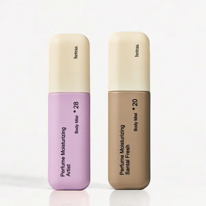 [Hetras] Perfume Body Mist | Moisturizing Niacinamide Body Spray | Body Glow, Smooth Skin | for Texture & Uneven Skin Tone | Instantly Refreshes Your Skin | Korean Skincare, 4.06 Fl.Oz