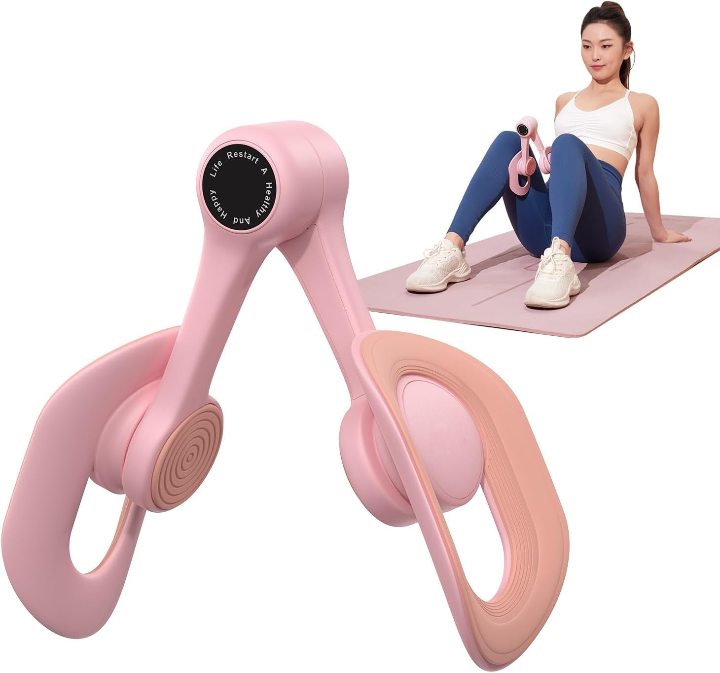 Pelvic Floor Exercise Devices, Thigh Trainer, Inner Thigh Exerciser | Easy Shaping, Quickly Activates Floor Muscles, 360° Rotation and High-Quality Materials, Suitable for Everyone