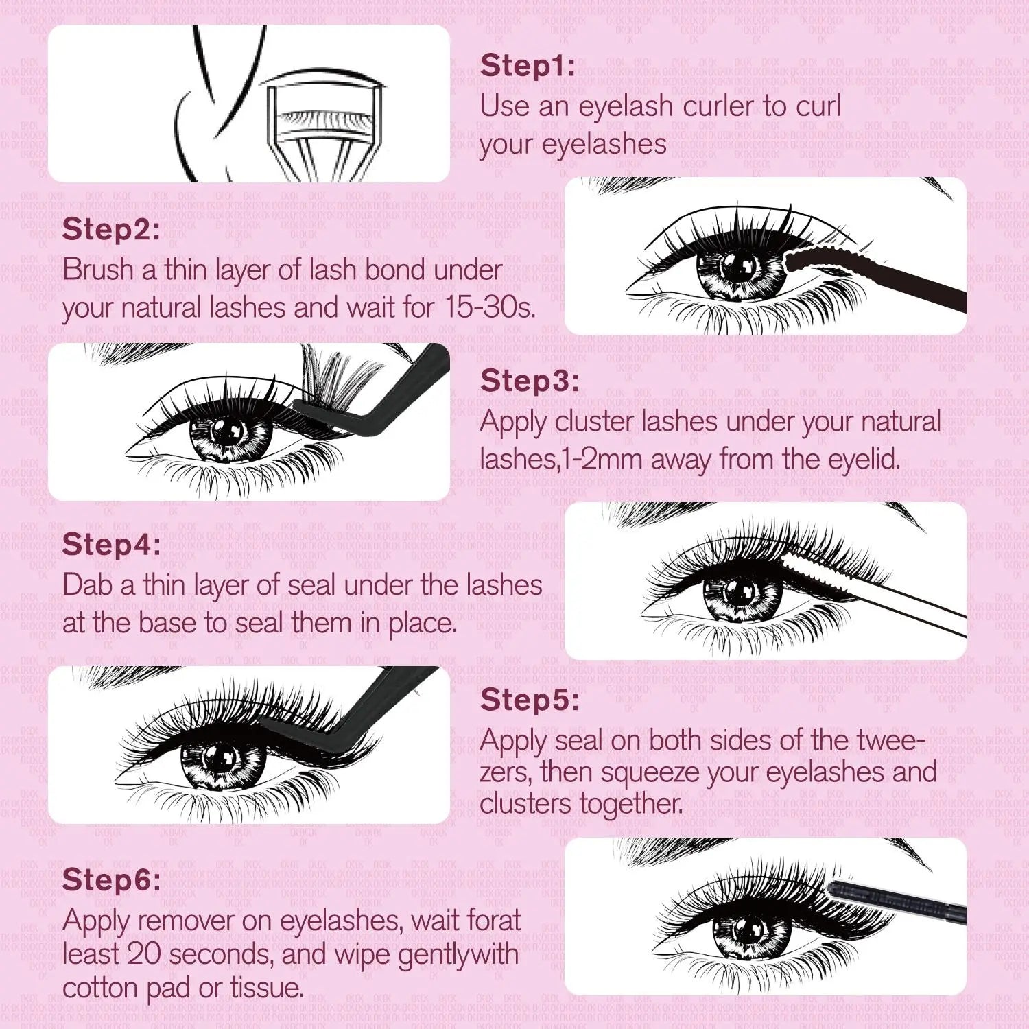 OKAYLOVE Idol | Brown Idol Lash Clusters Kit | D Curl Wispy Lash Extension Kit | Look like Real Lashes DIY Eyelash at Home for Natural Makeup Girl Gifts #Summervibes Dealsforyoudays