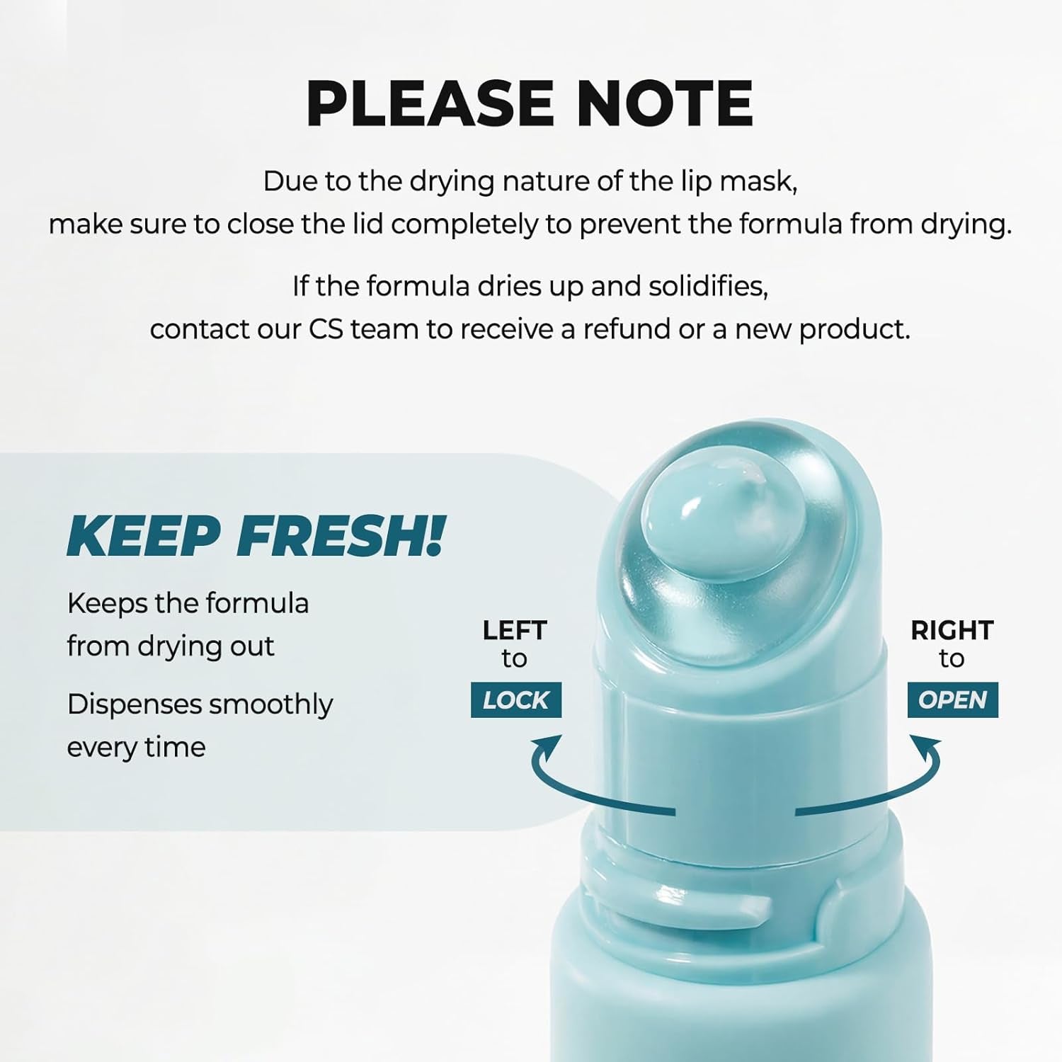 Soothing Prep Lip Mask | Gentle Peel-Off Lip Mask for Dead Skin & Flakes | Cooling Korean Lip Care for Makeup Prep | K-Beauty 0.33 Fl.Oz
