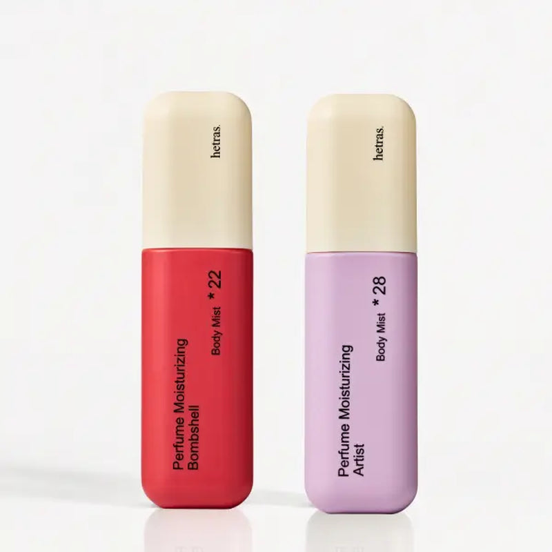 [Hetras] Perfume Body Mist | Moisturizing Niacinamide Body Spray | Body Glow, Smooth Skin | for Texture & Uneven Skin Tone | Instantly Refreshes Your Skin | Korean Skincare, 4.06 Fl.Oz