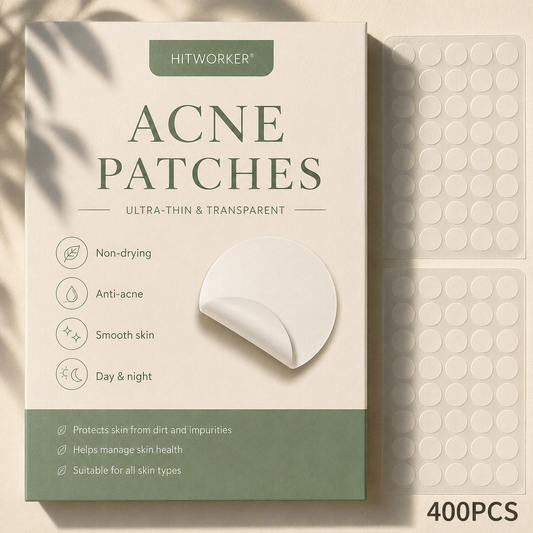 40 Pc Hydrocolloid Acne Patches per Box Alcohol-Free Gentle Non-Irritating Blemish Covering Sticker for Pimples