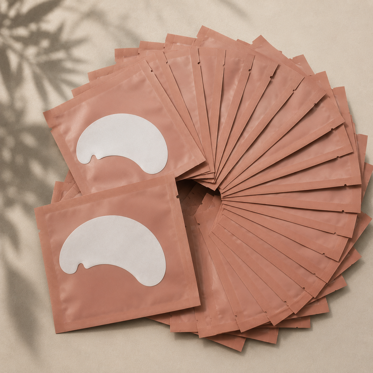 50 Pairs Eye Patches Under Eyelash Pads for Building Hydrogel Paper Patches Lint Free Stickers for False Eyelashes