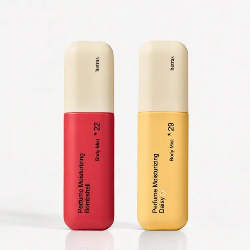 [Hetras] Perfume Body Mist | Moisturizing Niacinamide Body Spray | Body Glow, Smooth Skin | for Texture & Uneven Skin Tone | Instantly Refreshes Your Skin | Korean Skincare, 4.06 Fl.Oz
