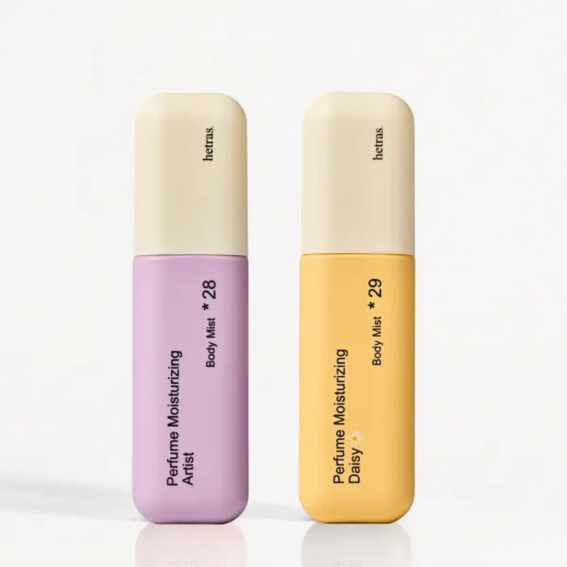 [Hetras] Perfume Body Mist | Moisturizing Niacinamide Body Spray | Body Glow, Smooth Skin | for Texture & Uneven Skin Tone | Instantly Refreshes Your Skin | Korean Skincare, 4.06 Fl.Oz