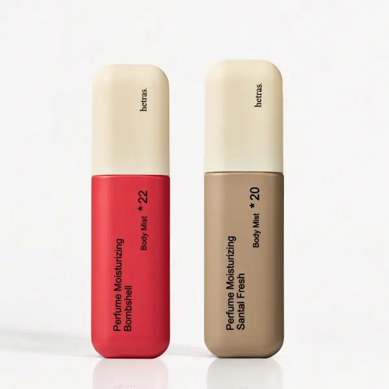 [Hetras] Perfume Body Mist | Moisturizing Niacinamide Body Spray | Body Glow, Smooth Skin | for Texture & Uneven Skin Tone | Instantly Refreshes Your Skin | Korean Skincare, 4.06 Fl.Oz