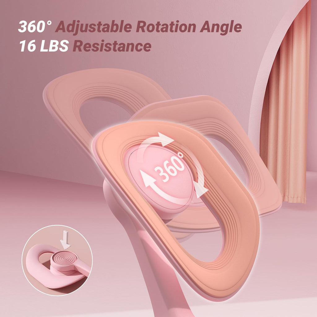 Pelvic Floor Exercise Devices, Thigh Trainer, Inner Thigh Exerciser | Easy Shaping, Quickly Activates Floor Muscles, 360° Rotation and High-Quality Materials, Suitable for Everyone
